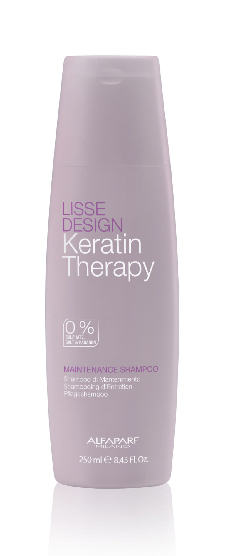 Alfaparf, Кератиновый шампунь-гладкость для волос серии «Lisse Design Kerarin Therapy», Фото интернет-магазин Премиум-Косметика.РФ